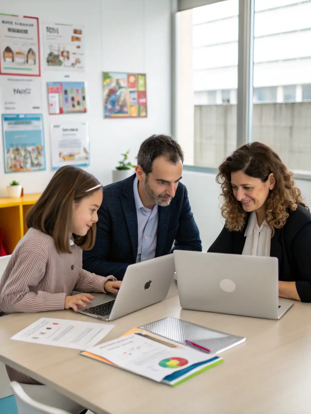 An image featuring child development experts working on the Kidware software, emphasizing the expertise and research behind its design and educational value.