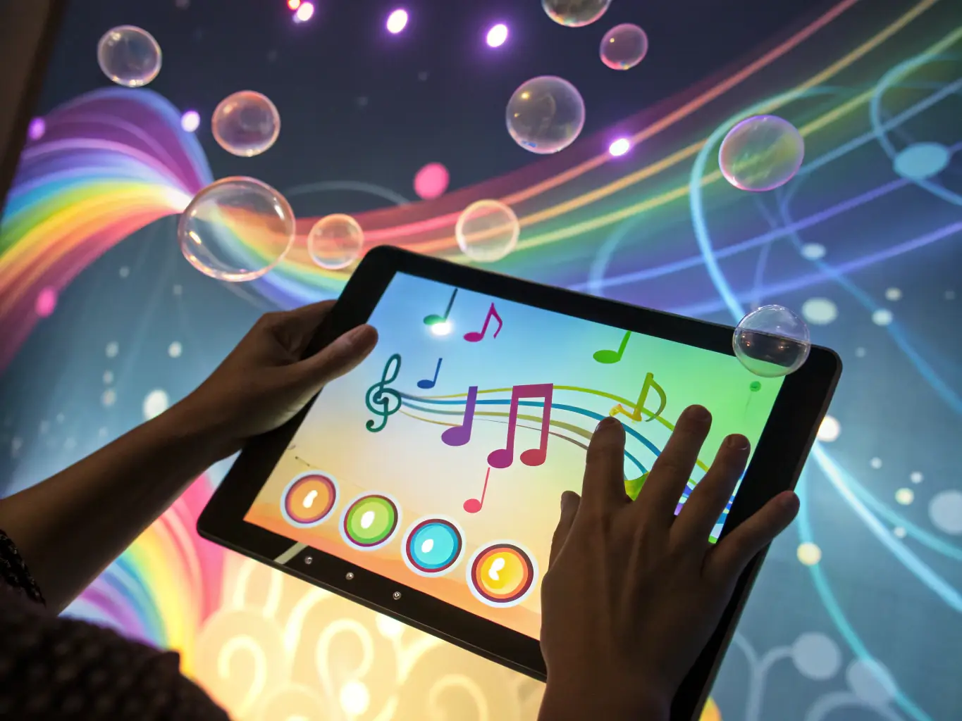 A vibrant and engaging screenshot of the Kidware software interface, showcasing a child happily interacting with a math game featuring colorful animations and clear, easy-to-understand instructions.